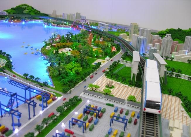 丰台区港口沙盘