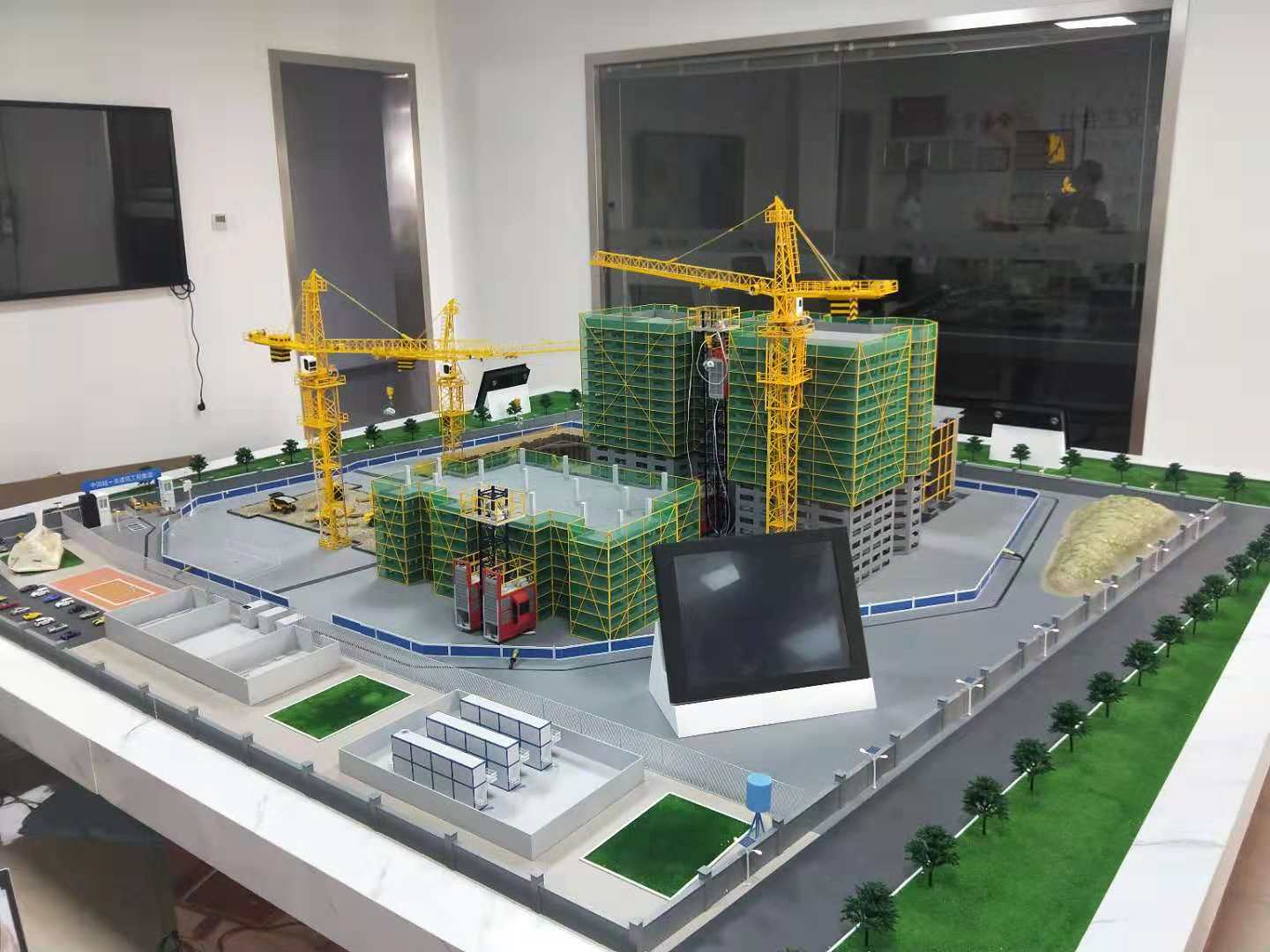 丰台区建筑施工场景模型